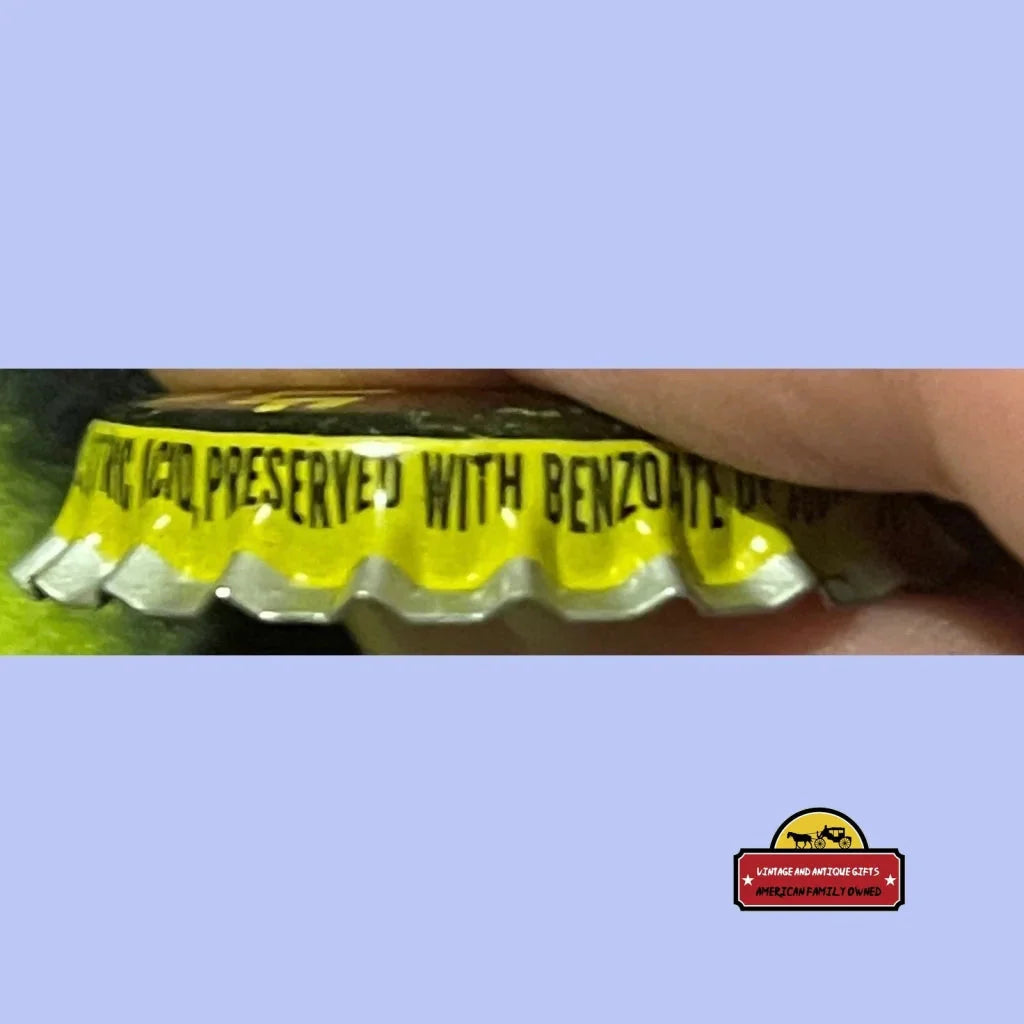 Rare 1950s Antique Vintage Half Grapefruit Half Lemon Soda Cap