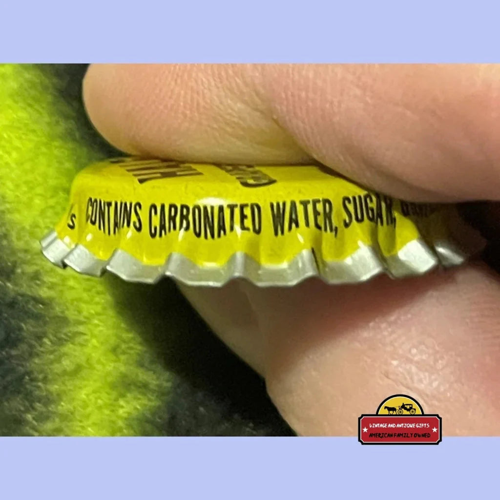 Rare 1950s Antique Vintage Half Grapefruit Half Lemon Soda Cap