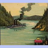 Antique Vintage Hudson River Broom Label Adds Classic Charm