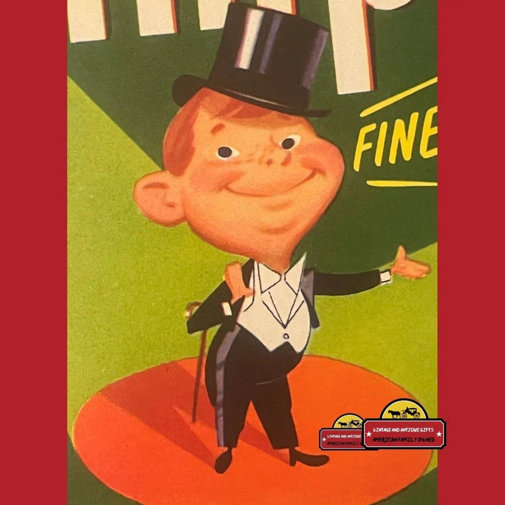 Rare Impresario Crate Label from 1960s Oxnard H&M Farms