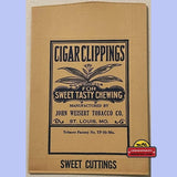 Rare Antique John Weisert Cigar Clippings Bag from the 1930s 40s