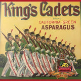 Rare 1930s King's Cadets Antique Vintage Crate Label Unearthed