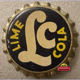 Antique Vintage Lime Cola Bottle Cap from 1940s Montgomery