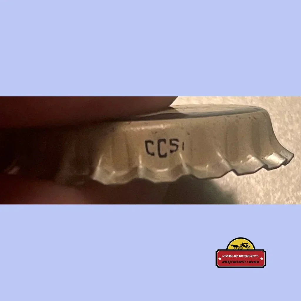 Antique Vintage Lime Cola Bottle Cap from 1940s Montgomery