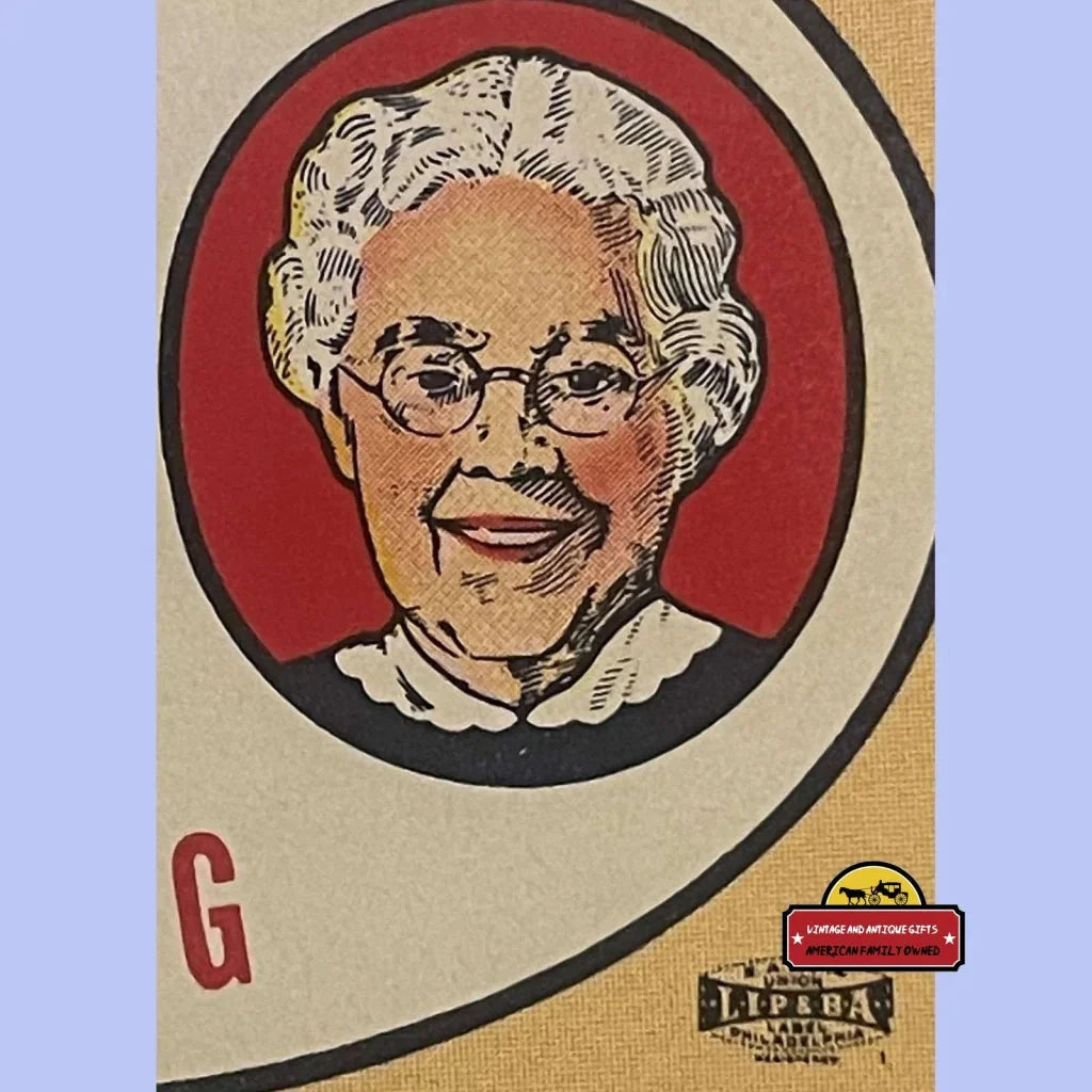 Rare Antique Vintage Ma's Lime Rickey Label from 1940s Meadville