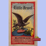 Rare Antique Vintage Jewel Broom Label Made By The Blind