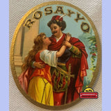 Rare Antique Vintage Rosayyo Embossed Cigar Label Unearthed