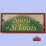 Rare Spirit of St Louis Antique Vintage Cigar Label Celebrates Lindbergh