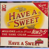 Rare Antique Vintage Cigar Label From Red Lion Pa Embossed Beauty