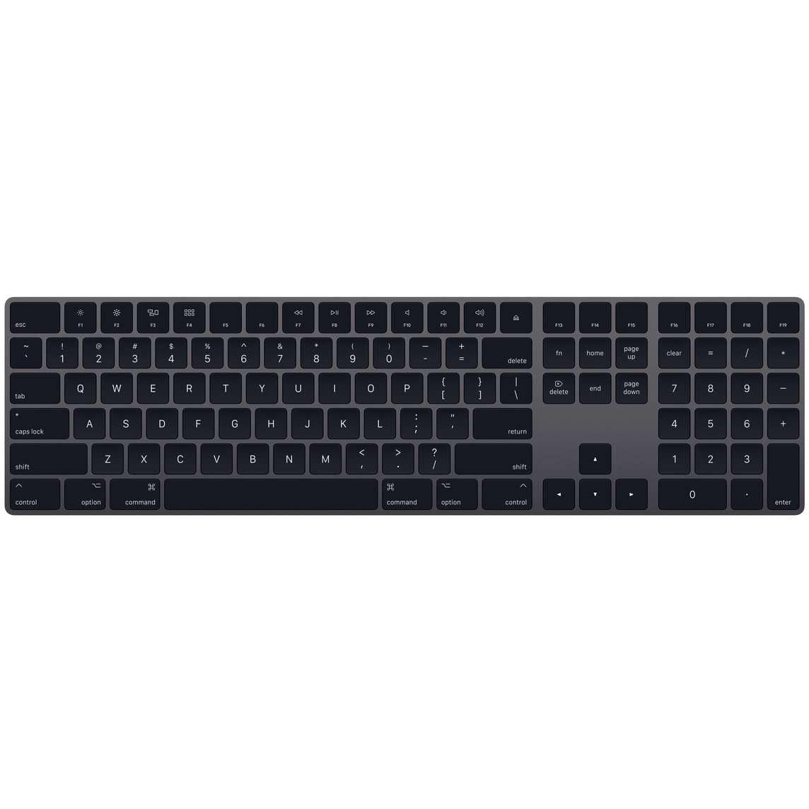 Apple Magic Wireless Keyboard Numeric Keypad - Space Gray - MRMH2LL/A - A1843