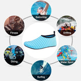 AquaFlex Unisex Water Shoes - Quick-Dry Beach Yoga Swim Socks