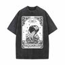 Aquarius Tarot Card Horoscope Vintage Washed T-shirt