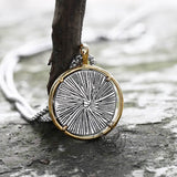 Archangel Saint Michael Stainless Steel Coin Necklace