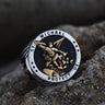 Archangel Saint Michael Stainless Steel Ring
