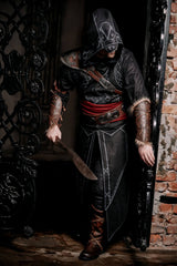 Stealthy Assassin Costume: Ideal for Cosplay and LARP Adventures