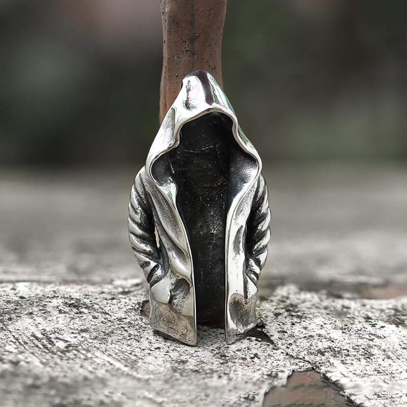 Colgante de acero inoxidable rompevientos Assassin