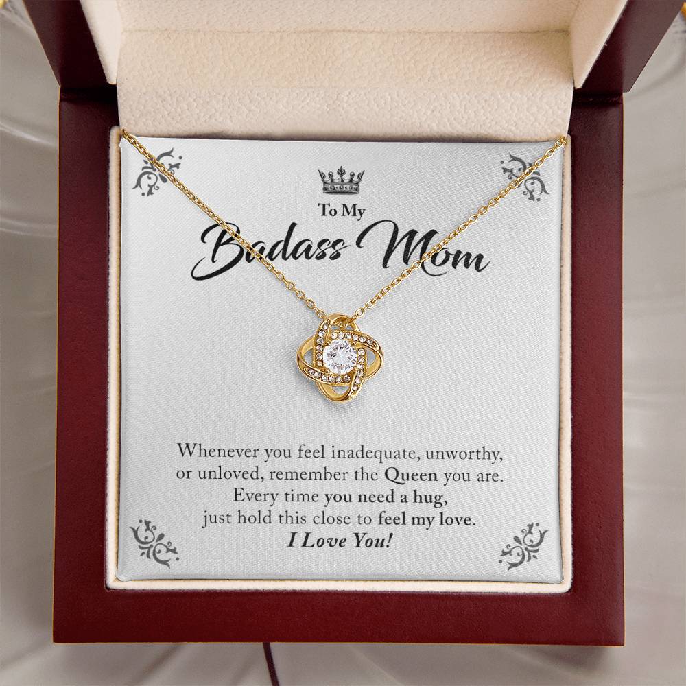 To My Badass Mom - Love Knot Neckalce Love Knot Necklace