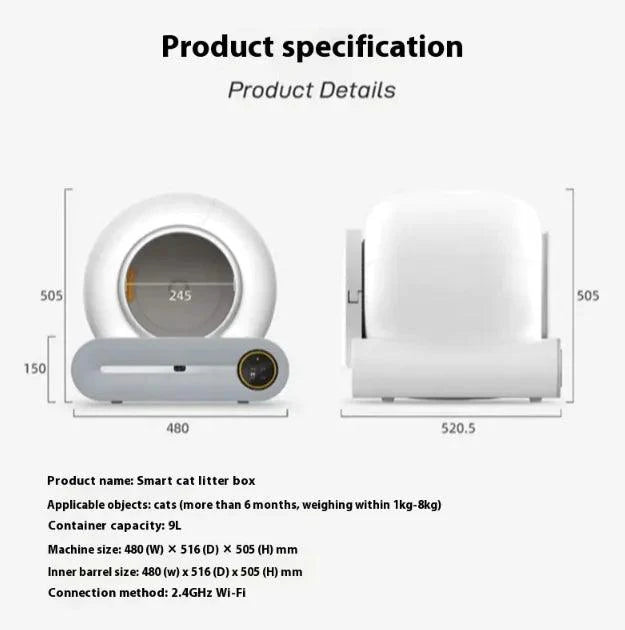 AutoClean Cat Litter Box