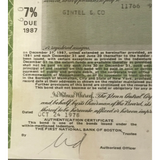 Rare Penn Central Stock Certificate from the 1970s