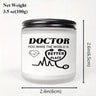 Glass Doctor Themed Lavender Scented Candle - Appreciation Gift for Medical Professionals, Future & Country Doctors, Retirement & Birthday Present, No Electricity Needed, Ideal for Men & Women