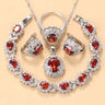 Earrings Necklace And Ring For Women 4 PCs Set - Lootquake
