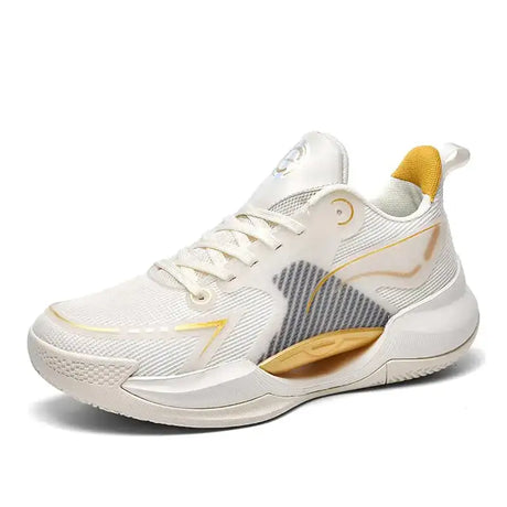 Bacury Women Basketball Shoes Fashion Athletic Sneakers Unisex Outdoor Sport Shoes Lightweight Volleyball Shoes Non Slip Basketball Shoes Yellow Size 10 - Lootquake