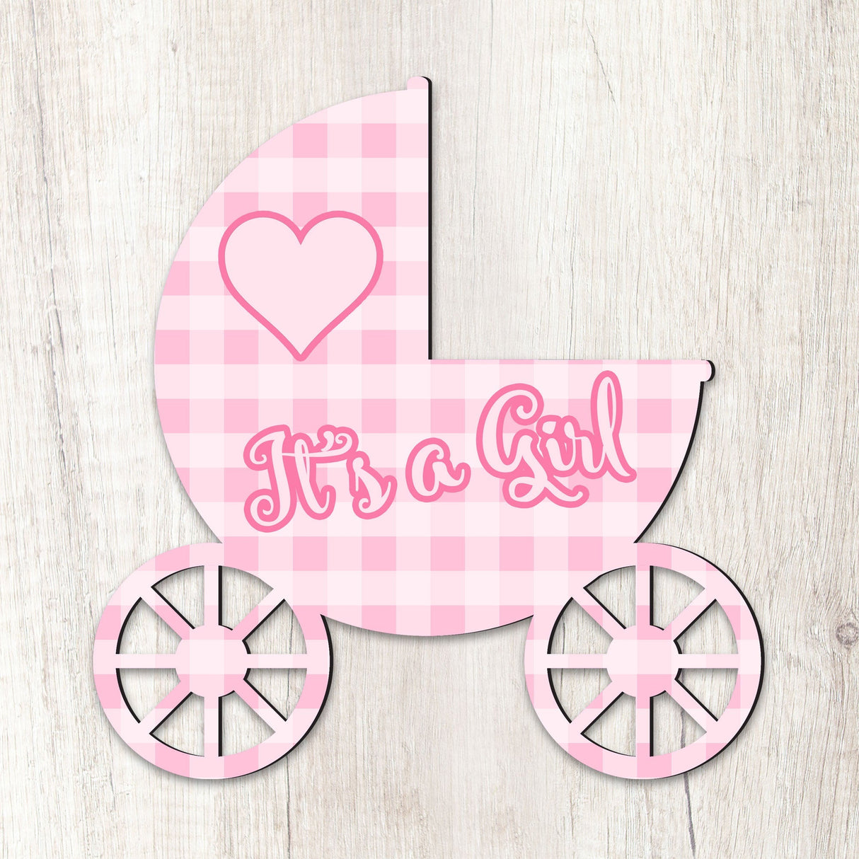 It's a Girl Holiday Door Decor by G. DeBrekht - Christmas Decor - 8114045H