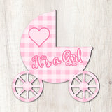 It's a Girl Holiday Door Decor by G. DeBrekht - Christmas Decor - 8114045H