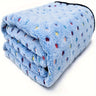 Manta de forro polar coral ultrasuave para mascotas, acogedora manta de franela con dibujos animados para perros, ideal para acurrucarse en el sofá y para la comodidad de los cachorros.