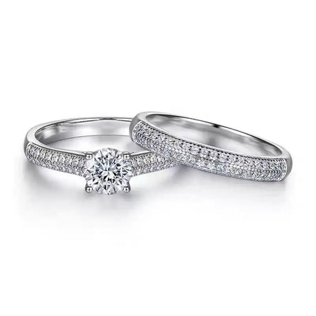 Women's Full-Diamond Stacked Ring - Lootquake