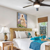 Jesus Resurrection Wooden Wall Art by D. Gelsinger - Easter Spring Decor - 95669B-DG