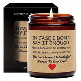 Appreciation Scented Candle - Perfect Gift for Nurses, Teachers, Mentors & More - Ideal for Birthdays, Retirement, Farewell & Christmas
