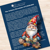 Christmas Gnomes Wooden Clip-on Ornaments Set of 3 by G. Debrekht - Christmas Decor - 8091031C-S3