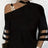 Ladies' Irregular Collar Solid Color Hanging Neck Fashion Off Shoulder Top - Lootquake