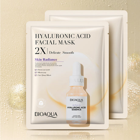 Collagen Face Mask Moisturizing Firming Face Sheet Mask Hyaluronic Acid Facial Masks Beauty Skin Care Gel Skin Care - Lootquake