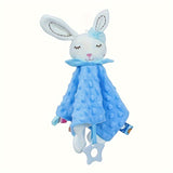 Elephant Security Blanket for Toddlers - Soft Cotton Snuggle Animal Toy, Hand Washable, Baby Lovey Gift for Boys & Girls Aged 3-12 Years - Plush Stuffed Elephant Comforter