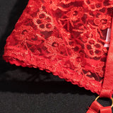 Embroidered Garter Strap Sexy Lingerie - Lootquake