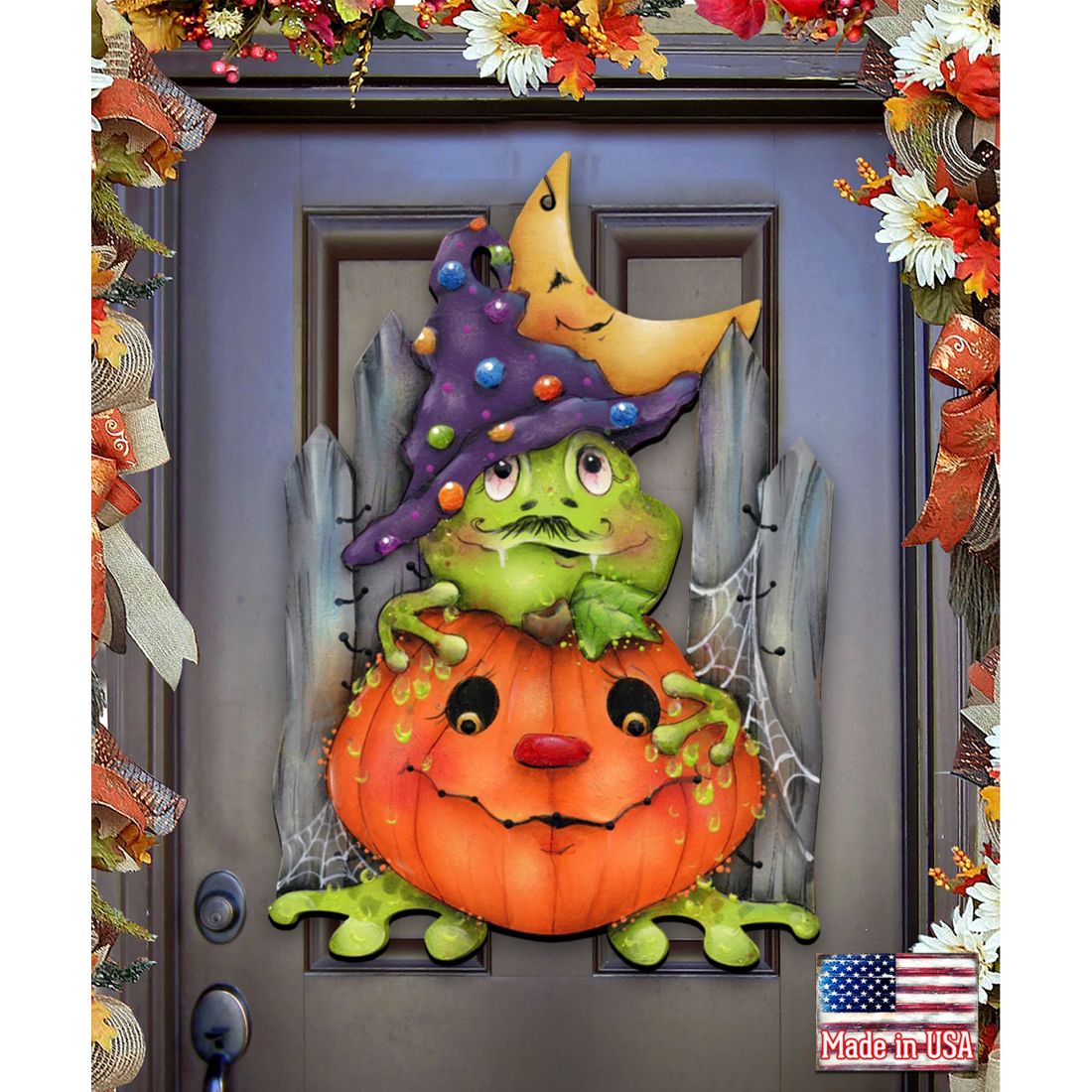 Jeepers Creepers Halloween Door Decor by Jamie Mills-Price - Thanksgiving Halloween Decor - 8457403H