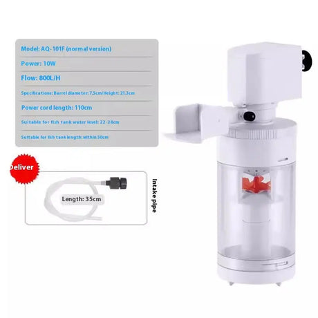 Fish Tank Built-in Filter Three-in-one Suction Wall-hung Urinal Fish Toilet - Lootquake