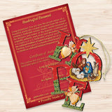 Adornos de madera para la Natividad de G. DeBrekht - Decoración navideña - 8121461