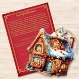 Gingerbread House Wooden Ornaments by G. Debrekht - Christmas Decor - 8100191-2