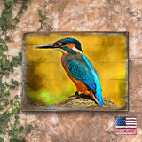 Arte mural de madera con aves Alyra de Nature Wonders - Decoración de vida silvestre - 95298B