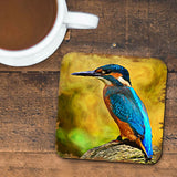 Bird Wooden Cork Coasters Gift Set of 4 by Nature Wonders - Nature Wildlife Decor  - 95298C-S4