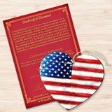 Flag Land that I Love Wooden Ornaments - American Patriotic Decor - 8198915