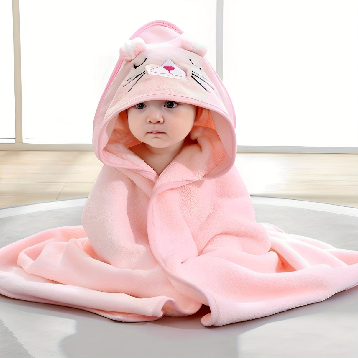 1 toalla de baño y manta de dibujos animados para niños, suave y agradable para la piel: ¡multifuncional y absorbente!