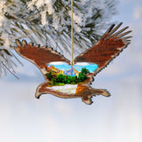 Eagle Shaped Wooden Ornaments by Nature Wonders - Wildlife Holiday Decor - 8198233