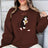 Women's Fashionable Solid Color Printed Long Sleeved Sweatshirt - Lootquake