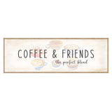 Coffee & Friends the Perfect Blend - Wooden Coffee shop decor - Farmhouse decor - Wooden Wall art - Kitchen decor - Farmhouse kitchen - Coffee nook - 310314