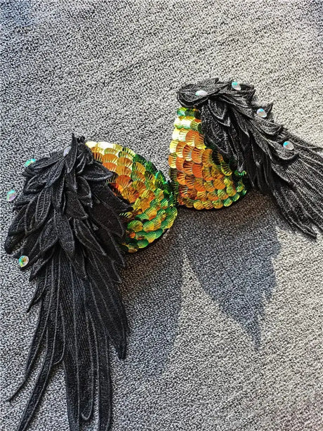 Handmade Sequined Mermaid Scale Bikini Lingerie - Lootquake