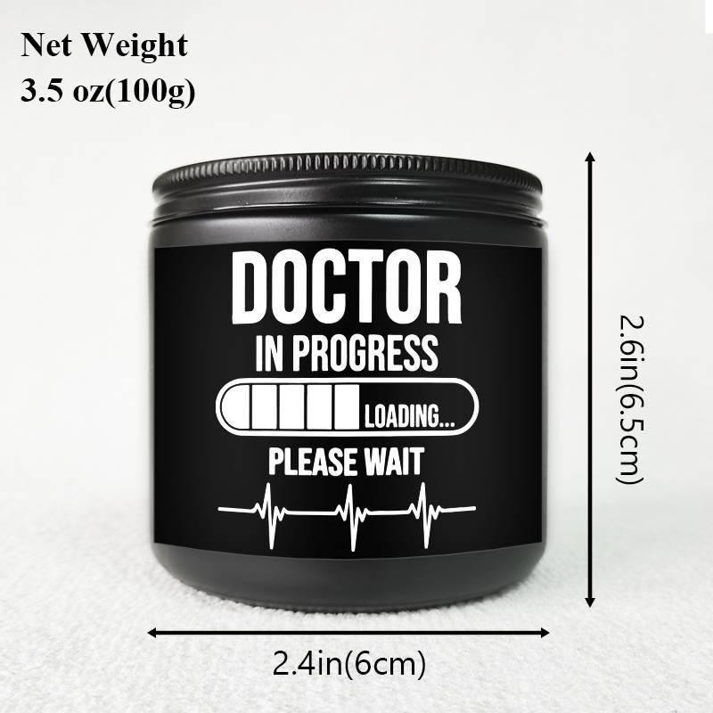 Una vela con aroma a lavanda, 150 g, hecha de cera de soja. Un regalo ideal para médicos y profesionales de la salud. Ideal tanto para hombres como para mujeres. Perfecta para cumpleaños, Navidad y Acción de Gracias.